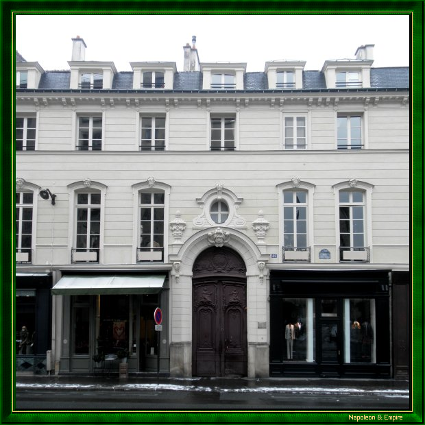 46 rue du Bac, Paris. Hotel of Jacques-Samuel Bernard