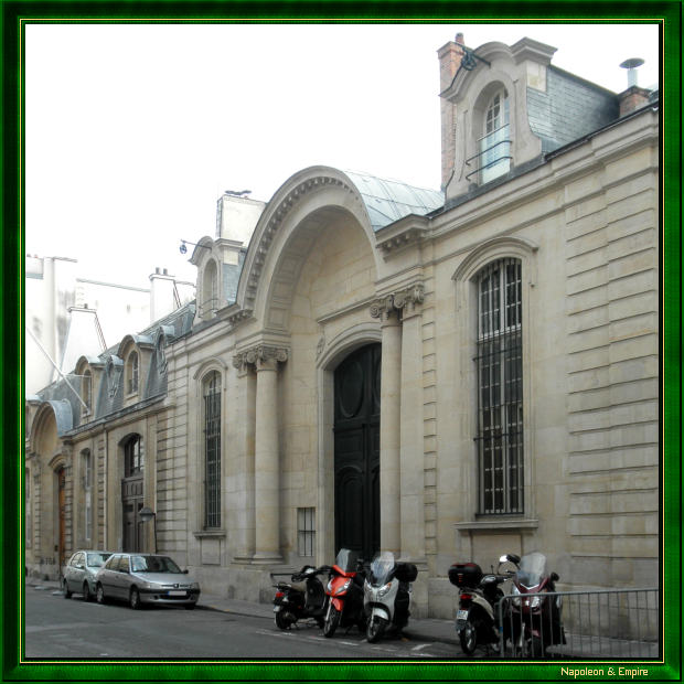87 rue de Grenelle, Paris. Address of Barbé-Marbois in 1811