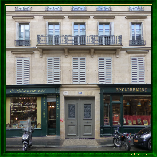 27 rue Saint-Dominique, Paris. Address of Chateaubriand