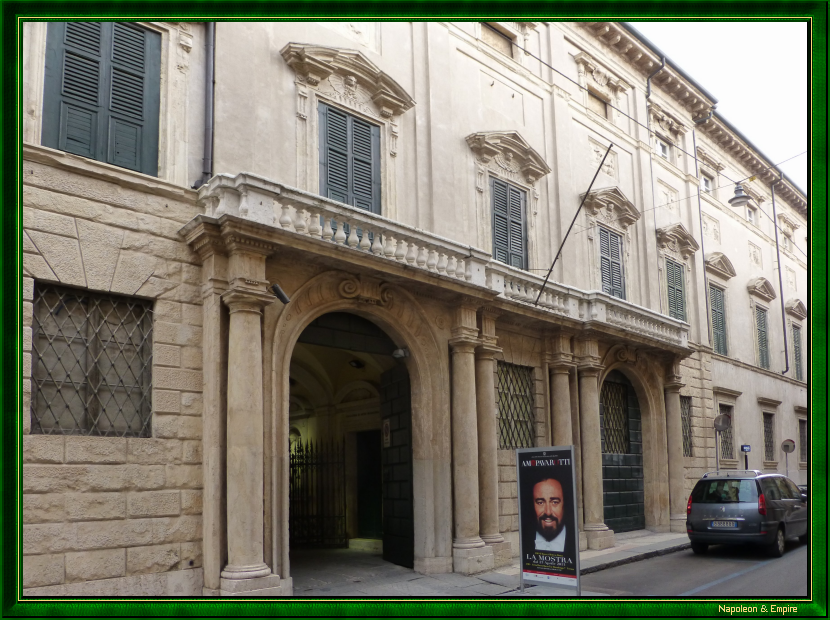 Photograph of Napoleon Bonaparte's headquarters in Verona