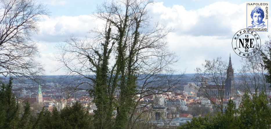 La ville d'Ulm, vue depuis les hauteurs