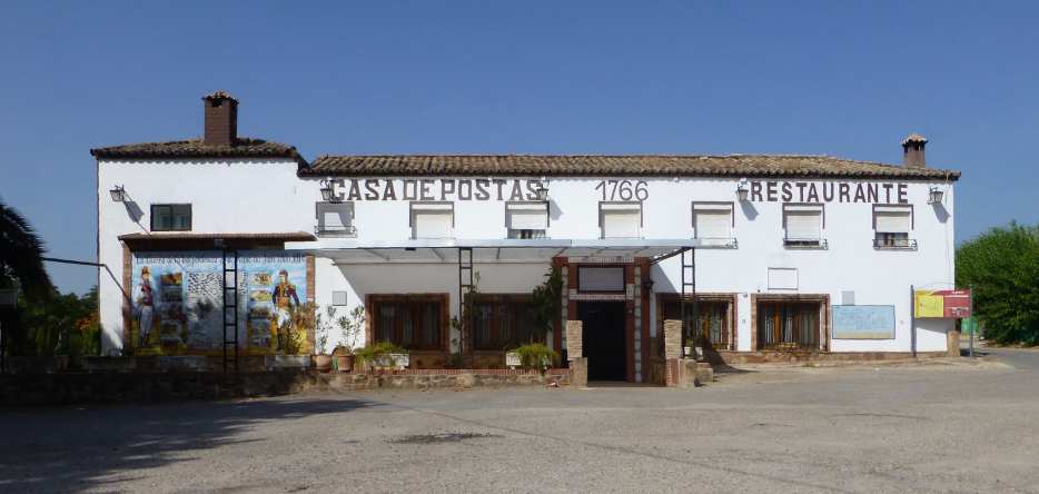 Maison de poste près de Villanueva de la Reina