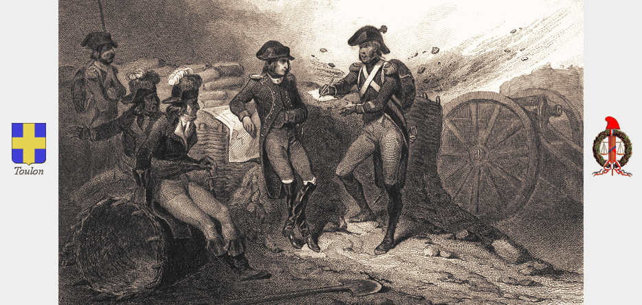 Napoléon Bonaparte au siège de Toulon, par Hippolyte Bellangé
