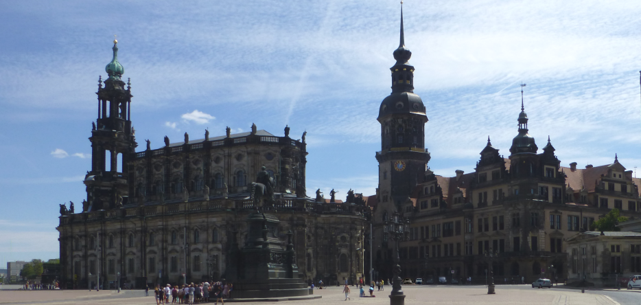 Le centre historique de Dresde, après reconstruction