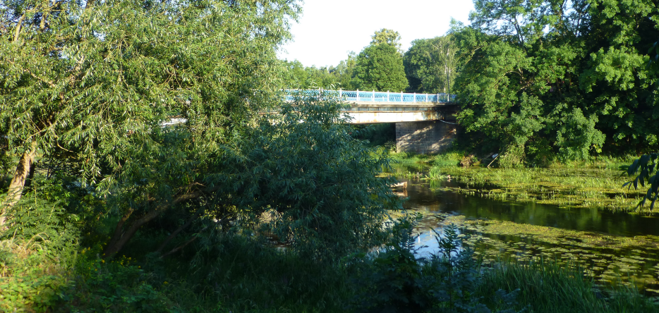 L'actuel pont sur la rivière Alle à Friedland