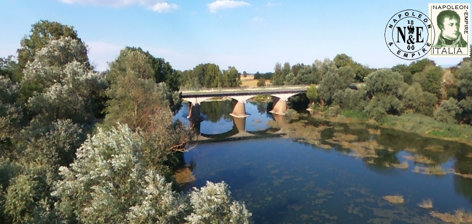 Le pont sur la Bormida, entre Alessandria et Marengo