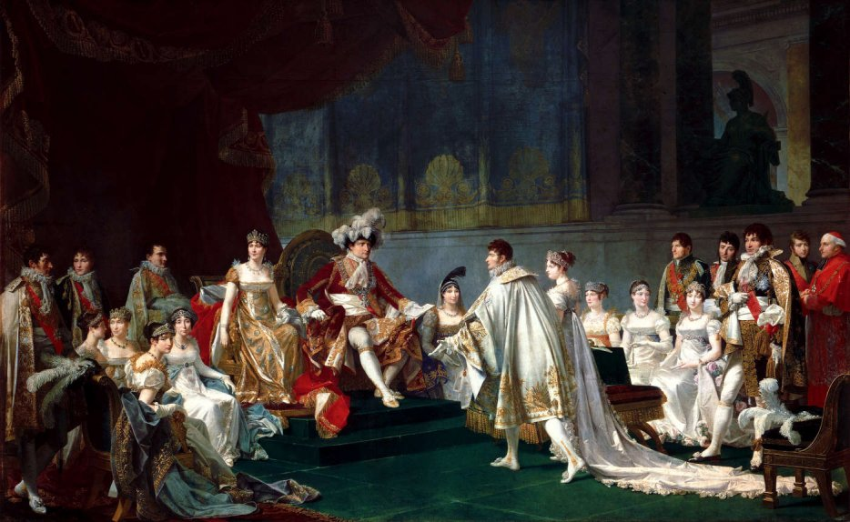 Mariage du prince Jérôme et de Catherine de Wurtemberg, en présence de la famille impériale