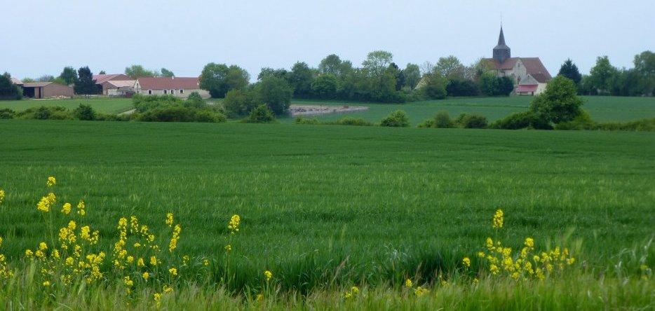Marchais-en-Brie : vue du village