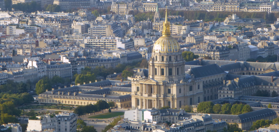La Cathédrale Saint-Louis des Invalides vue depuis la Tour Montparnasse