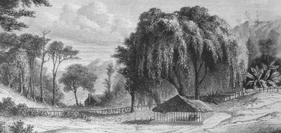 The tomb of Napoleon on Saint Helena