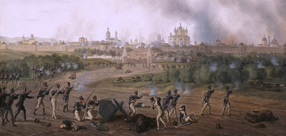 Bataille de Smolensk, par Albrecht Adam