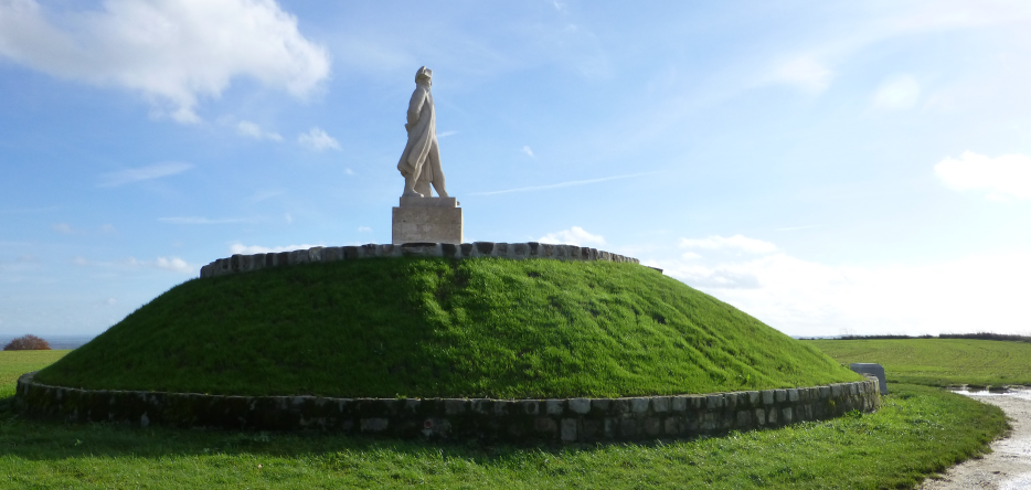 Statue of Napoleon I on the Chemin des Dames