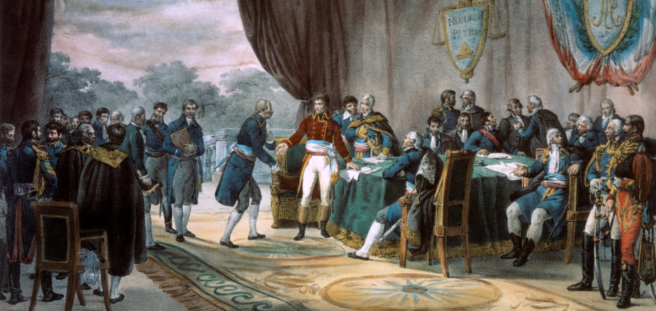Signing of the Treaty of Mortefontaine on 09/30/1800