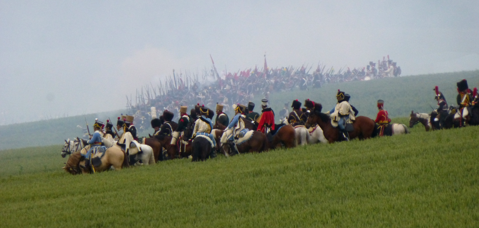 Sur le champ de bataille de Waterloo