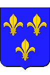 Arms of Louis XVIII of France (1755-1824)