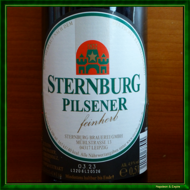 Sternburg pilsener beer