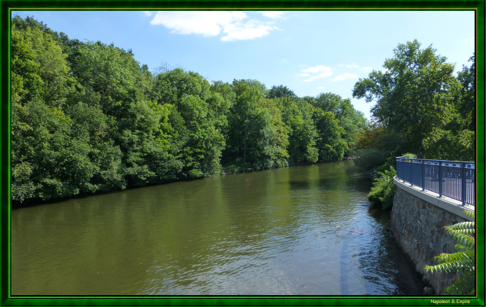 The Weiße Elster river in Leipzig, view 1