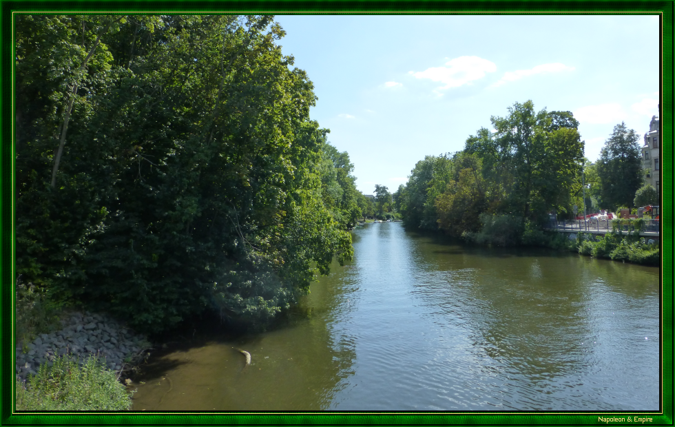 La rivière Weiße Elster à Leipzig, vue 2