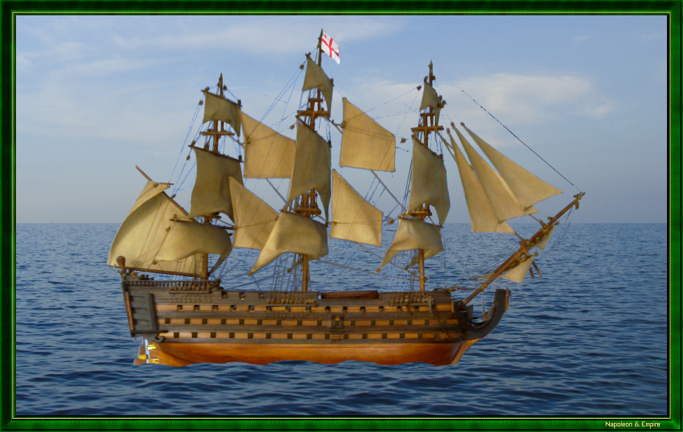 Maquette du HMS Victory