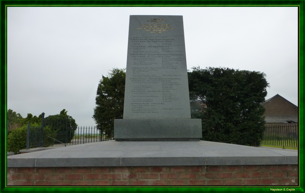 Monument aux troupes britanniques et hanovriennes aux Quatre-Bras