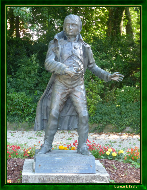 Statue of Napoleon at the Ferme du Caillou