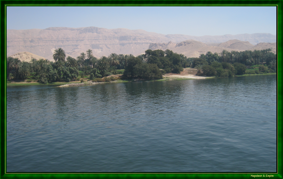 Les rives du Nil, vue 1
