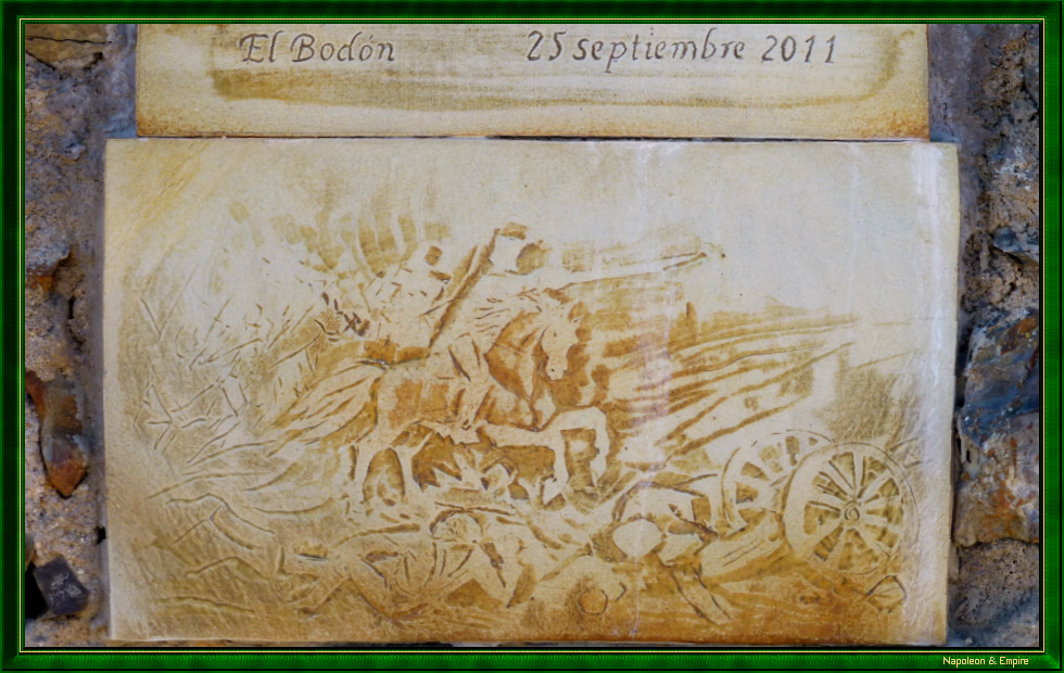 El Bodón : le monument commémoratif, plaque 4