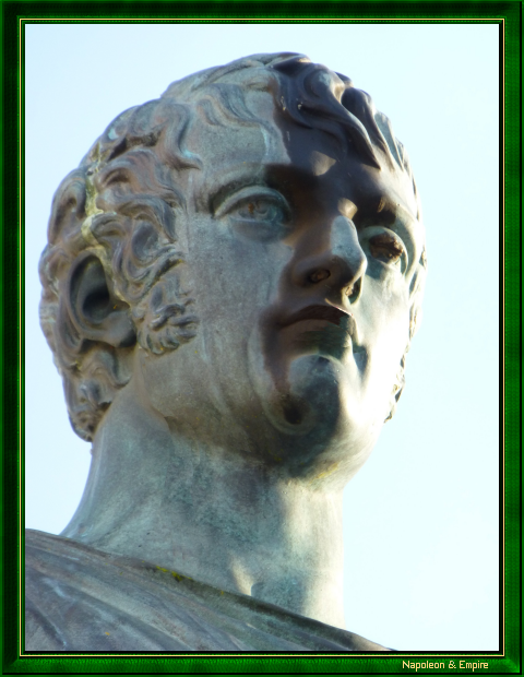 Statue of Louis Bonaparte, De Gaulle place in Ajaccio