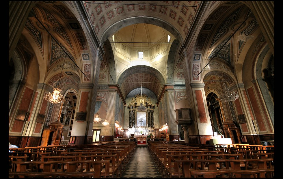 Vue de l'intérieur de la Cathédrale d'Ajaccio