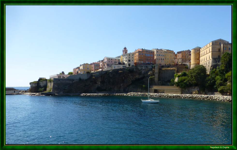 Une vue de Bastia depuis le port