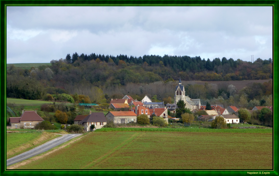 Vue du village d'Oulches (vue numéro 3)