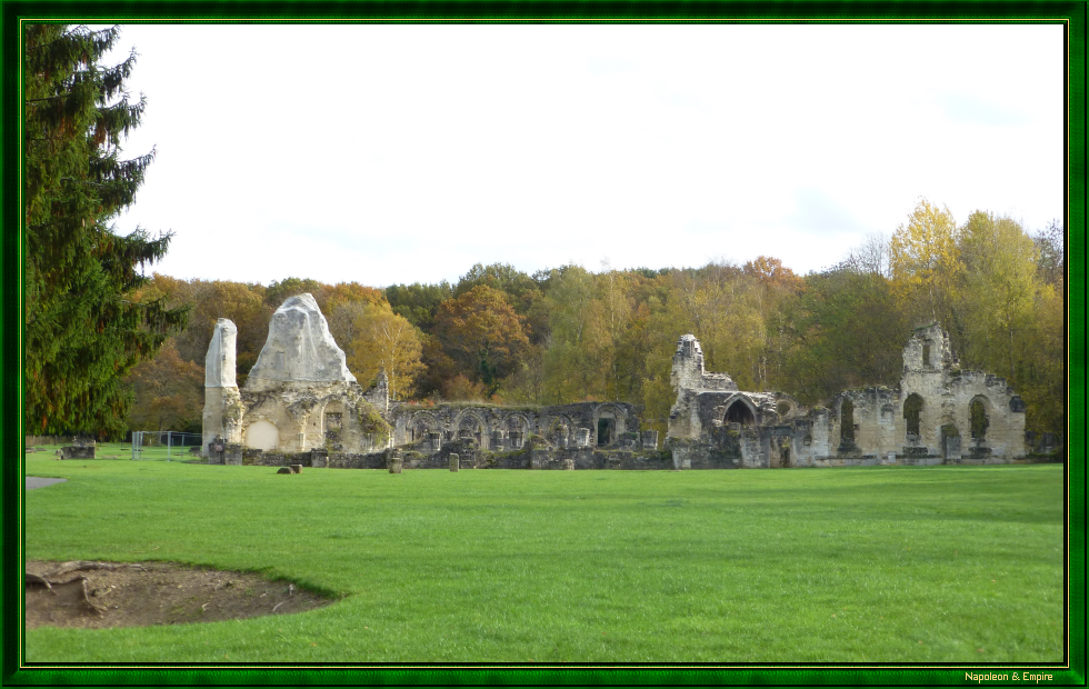 The ruins of the Abbey of Vauclerc