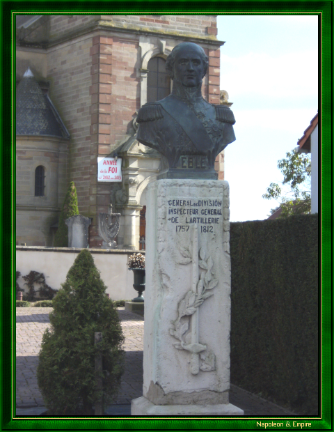 Statue du général Eblé à Saint-Jean-Rohrbach
