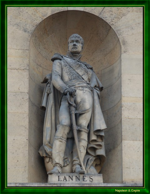 Statue of Marshal Lannes, rue de Rivoli in Paris
