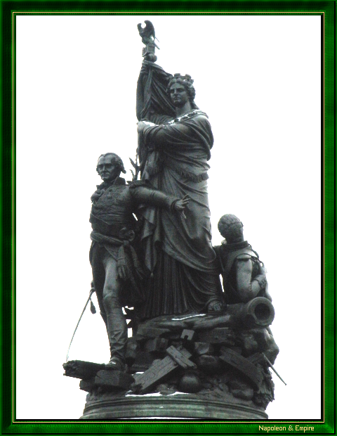 Statue of Marshal Moncey, Place Clichy in Paris