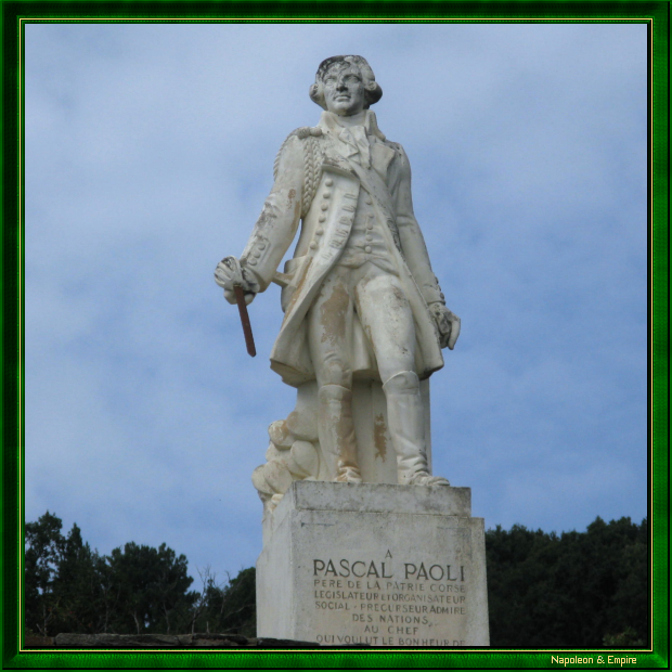 Statue of Pascal Paoli in Morosaglia