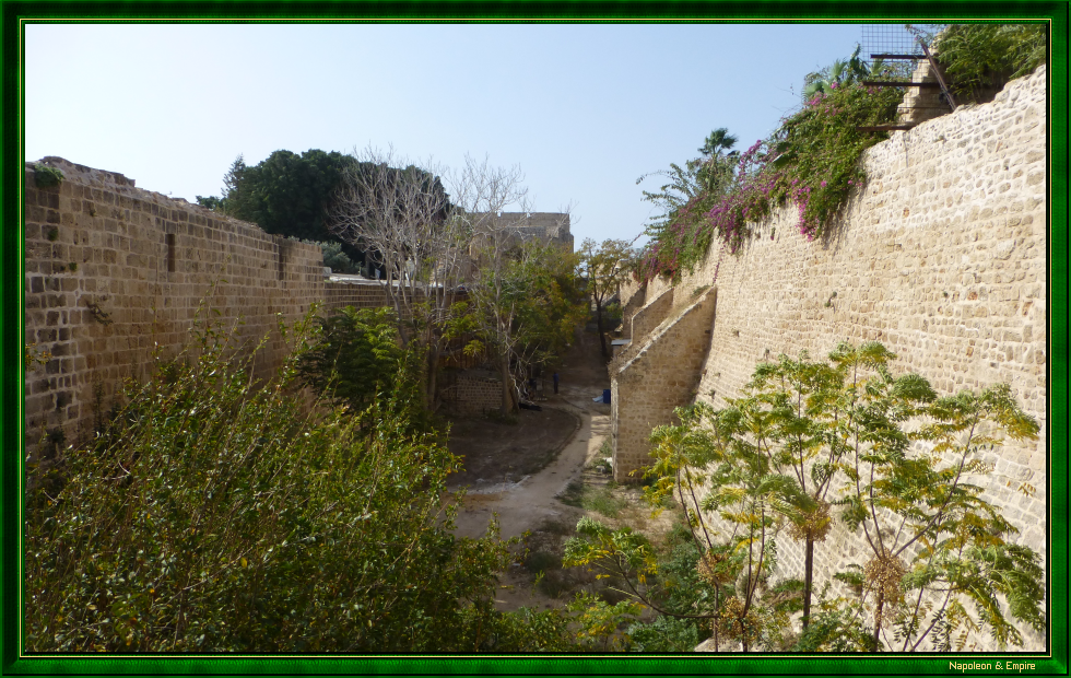 Les fortifications d'Acre, vue 1