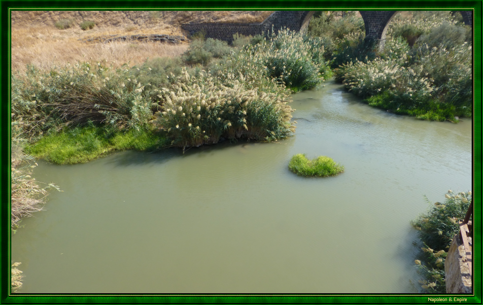 The Jordan upstream from the Medjameh bridge