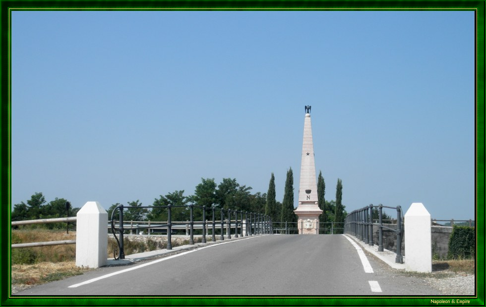 The current Arcole bridge over the Alpone