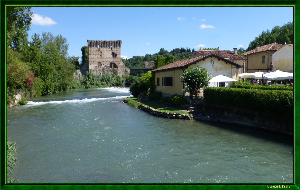 La rivière Mincio à Borghetto