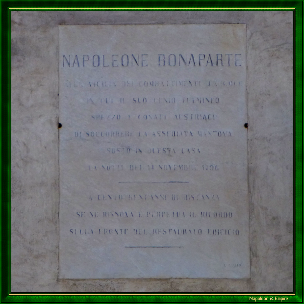 Villafranca di Verona : plaque au QG