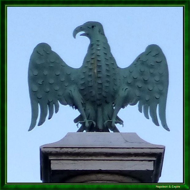 Eagle on the memorial column in Marengo