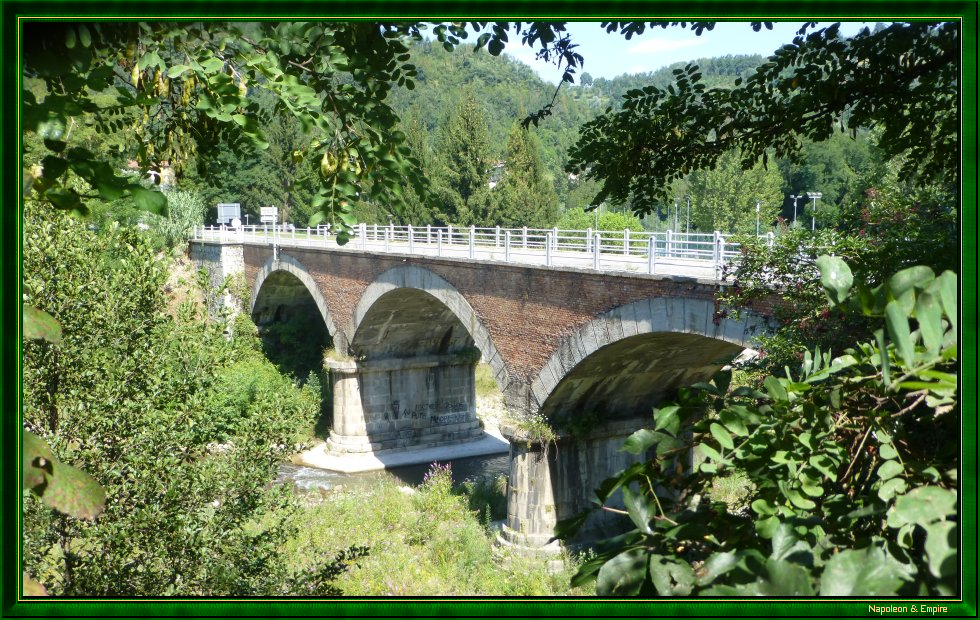 The bridge over the Corsaglia at San Michele