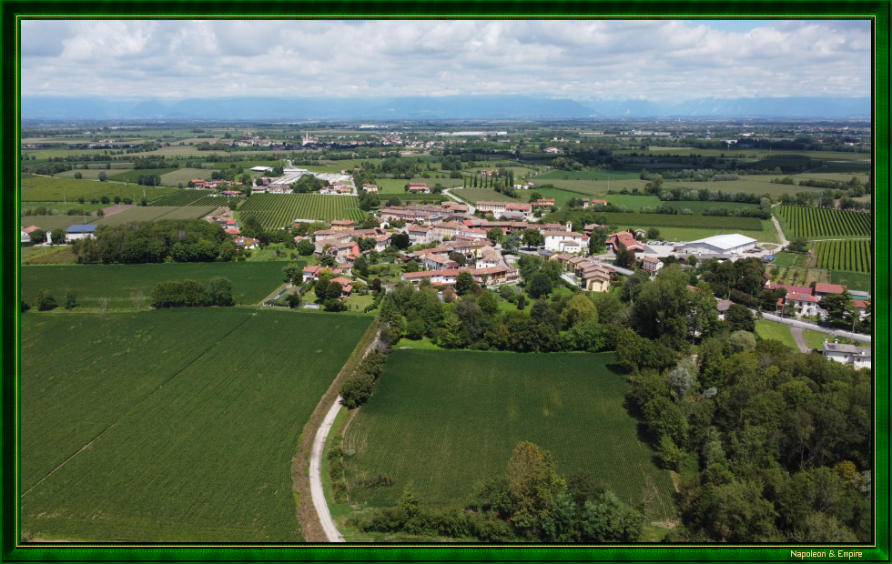 Aerial view of Camino