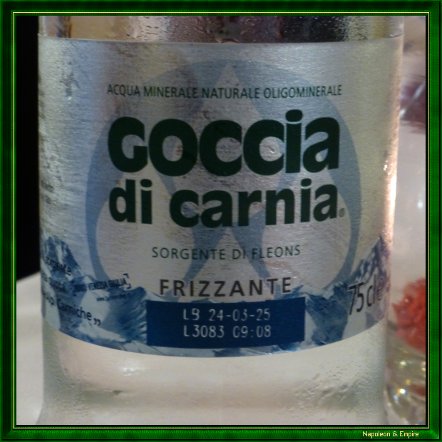 Mineral water Goccia di Carnia