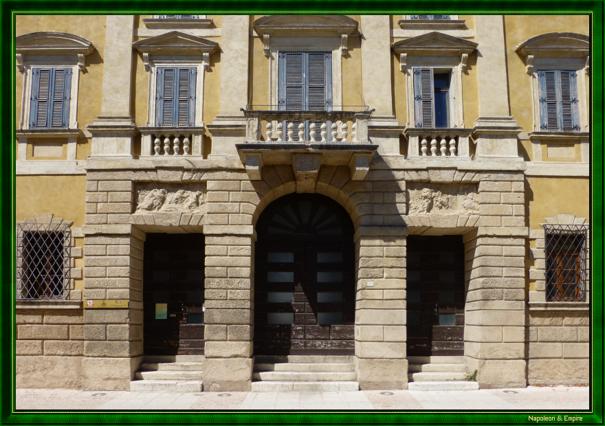 Entrance of Bonaparte's HQ in Valeggio sul Mincio