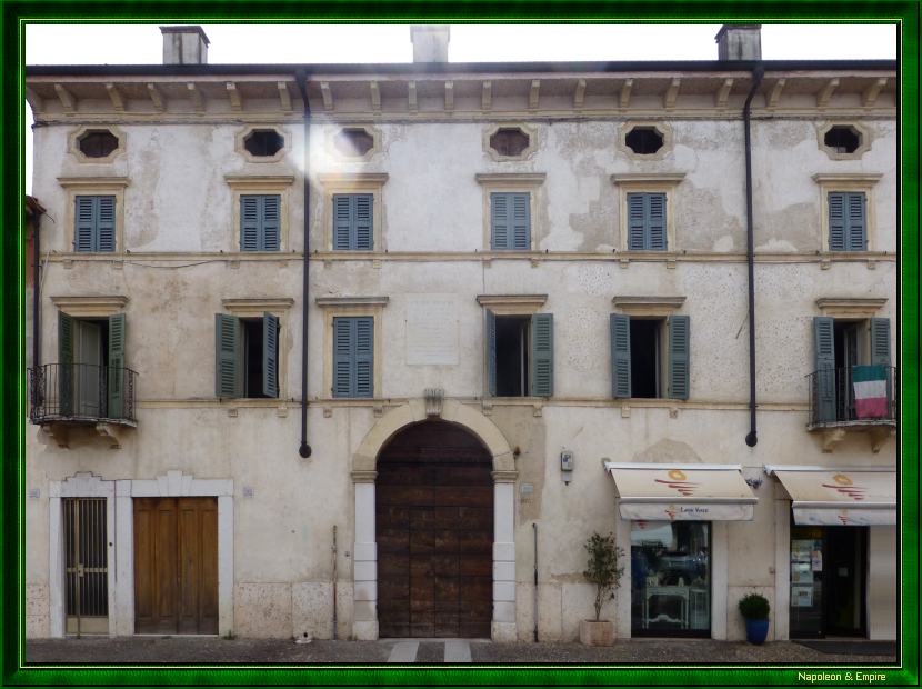 Photograph of Napoleon Bonaparte's Headquarters in Villafranca di Verona