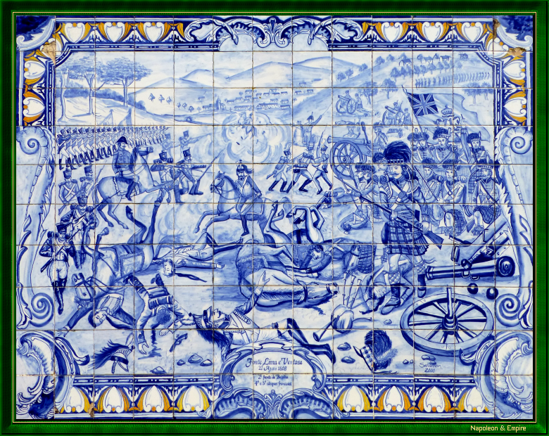Azulejo painting no. 5 in Vimeiro