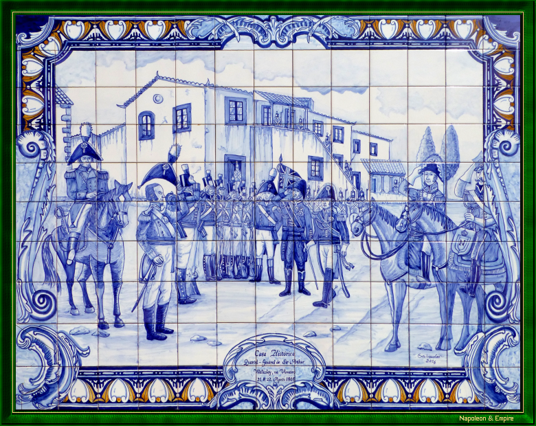 Azulejo painting no. 6 in Vimeiro