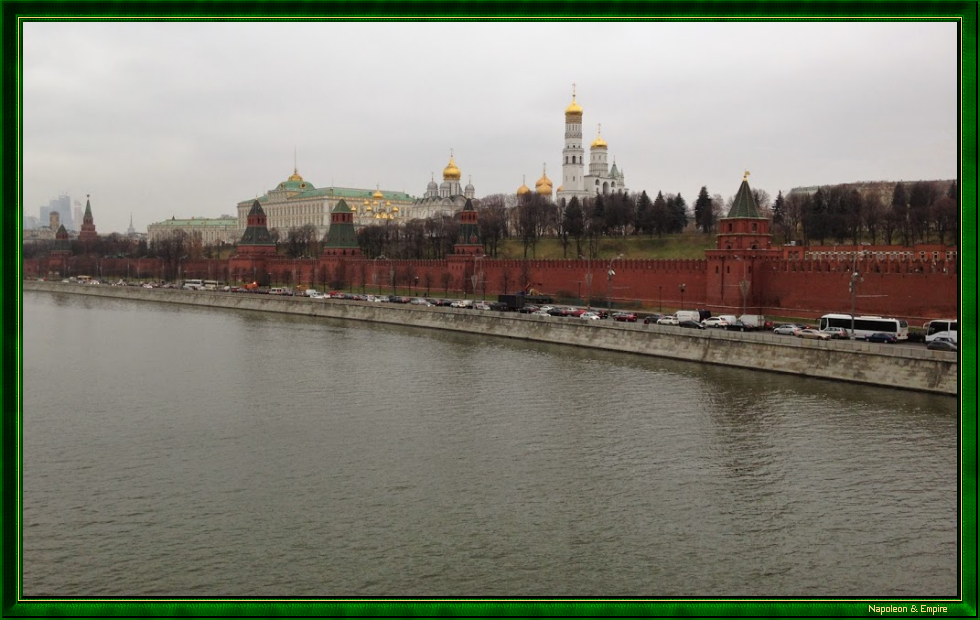 The Moskowa and the Kremlin in Moscow